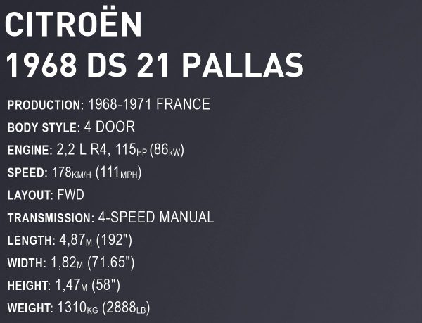 Citroen DS 21 Pallas 1968