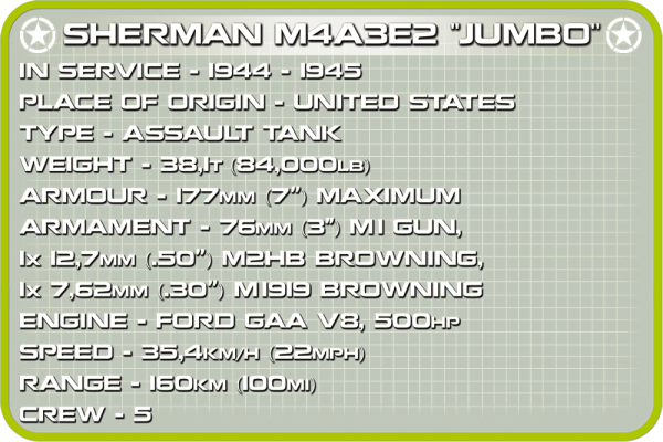 Sherman M4A3E2 Jumbo