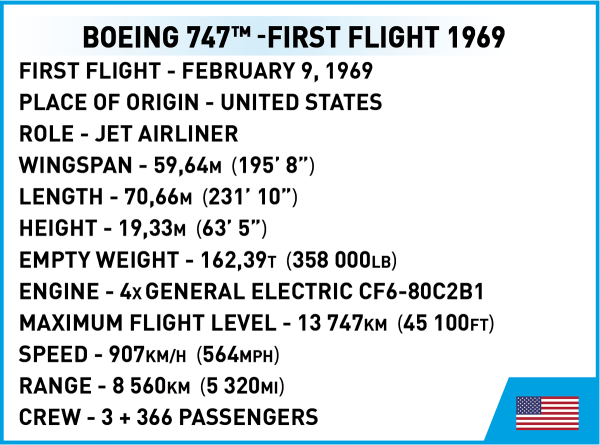 Boeing 747 First Flight 1969