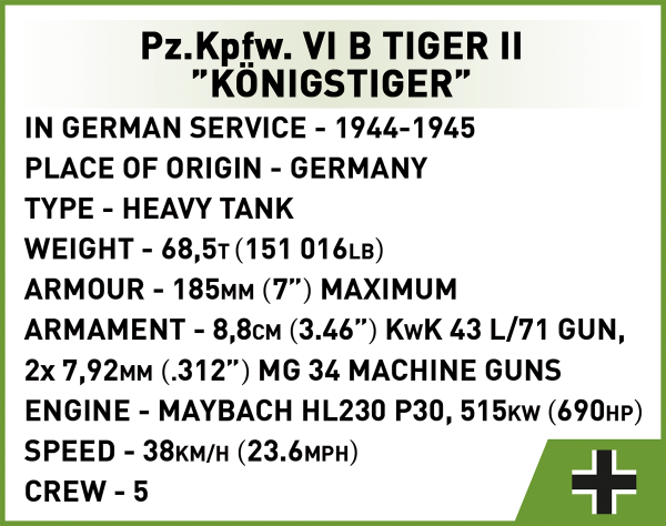 Pz.Kpfw. VI B Tiger II Königstiger