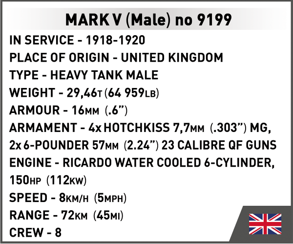 Mark V (Male) no 9199