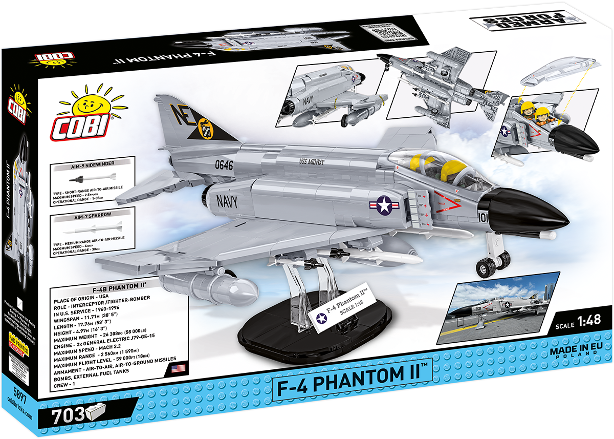 F-4 Phantom II - USS Midway - BrickBros