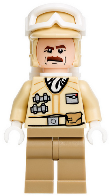 LEGO® Star Wars - Hoth Rebel Trooper Tan Uniform (Moustache) SW0425