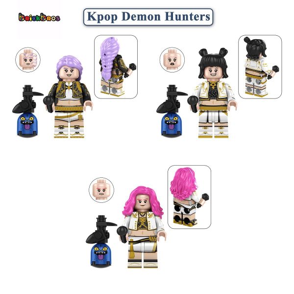 K-Pop Demon Hunters - Set of 3 (Compatible Brick Figures)